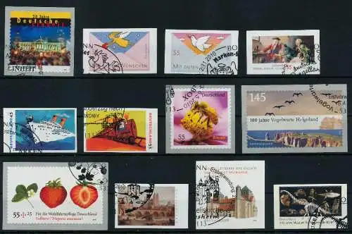 BRD 2010 Selbstklebemarken aus MH und Streifen 7D82DA