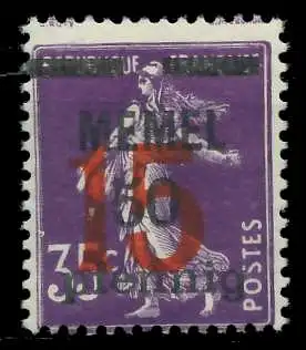 MEMEL 1921 Nr 48 postfrisch 7D83F6