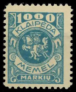 MEMEL 1923 Nr 150 postfrisch 7DA432