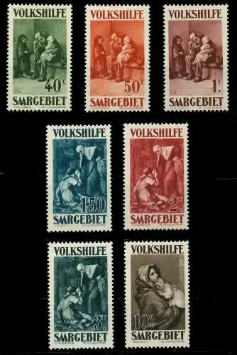 SAARGEBIET 1929 Nr 135-141 postfrisch 7DA5B2