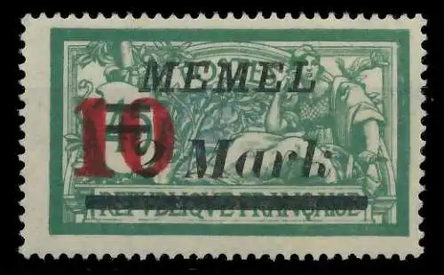 MEMEL 1923 Nr 121 postfrisch 7DA79E