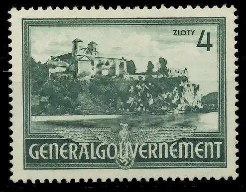 GENERALGOUVERNEMENT 1941 Nr 64 postfrisch 7DCEEE