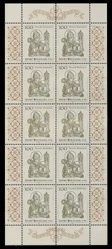 BRD BUND BLOCK KLEINBOGEN 1990 1994 Nr 1762 postfrisch S531172