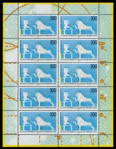 BRD BUND BLOCK KLEINBOGEN 1995 Nr 1783 postfrisch KLEIN S5311A6