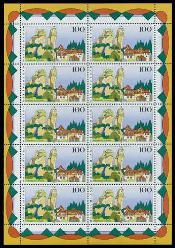 BRD BUND BLOCK KLEINBOGEN 1995 Nr 1807 postfrisch KLEIN S531202