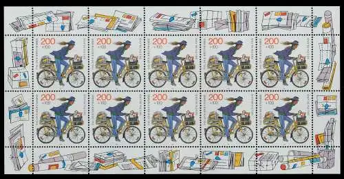 BRD BUND BLOCK KLEINBOGEN 1995 Nr 1814+1814I postfrisch 7DF462