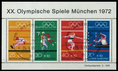 BRD BLOCK KLEINBOGEN 1949 1989 Block 8 zentrisch gestempelt 7DF59E