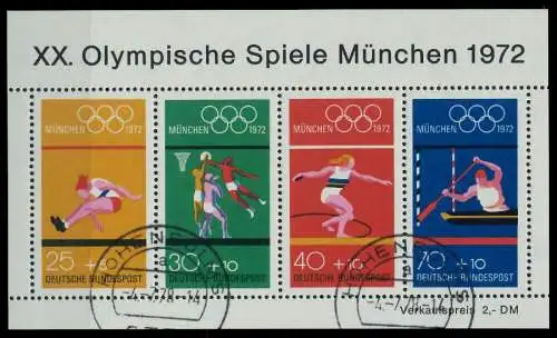 BRD BLOCK KLEINBOGEN 1949 1989 Block 8 zentrisch gestempelt 7DF5BE