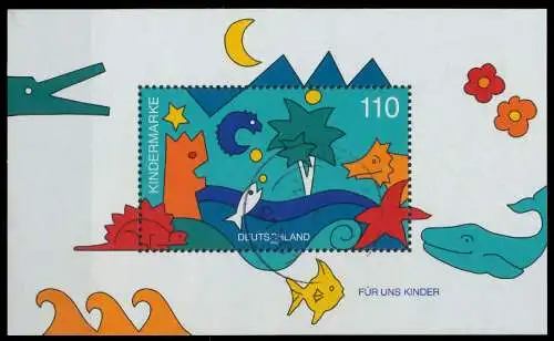 BRD BUND BLOCK KLEINBOGEN 1998 Block 42 zentrisch gestempelt 7DF6F2