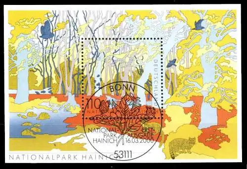 BRD BUND BLOCK KLEINBOGEN 2000 Block 52-ESST-BO S53CC6A