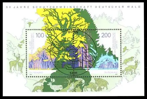 BRD BUND BLOCK KLEINBOGEN 1997 Block 38-ESST-BO S53CE3E