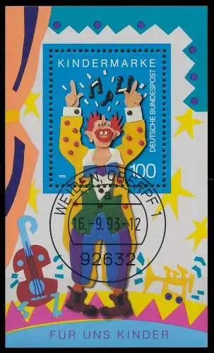BRD BUND BLOCK KLEINBOGEN 1990 1994 Block 27-ES S53CFDE