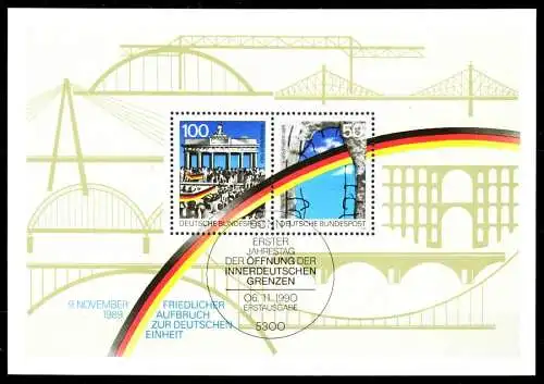 BRD BUND BLOCK KLEINBOGEN 1990 1994 Block 22-ES S53D1B2