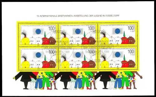 BRD BUND BLOCK KLEINBOGEN 1990 1994 Block 21-ES S53D1C6