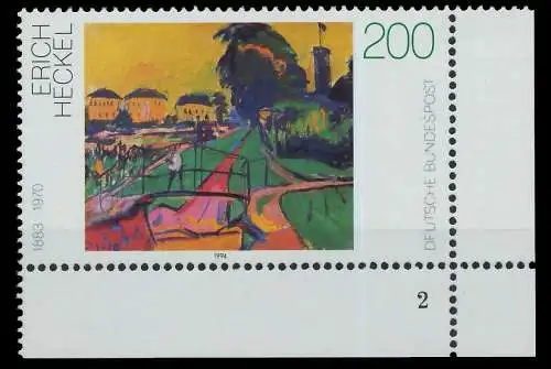 BRD 1994 Nr 1749 postfrisch FORMNUMMER 2 7E1F96