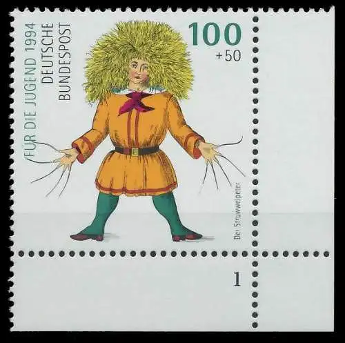 BRD 1994 Nr 1728 postfrisch FORMNUMMER 1 S54438E