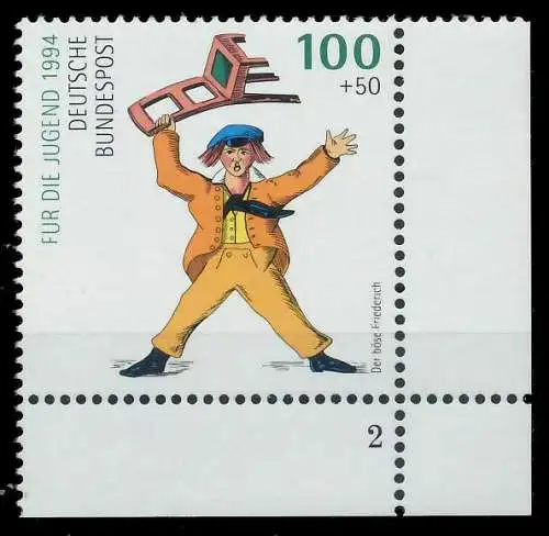 BRD 1994 Nr 1729 postfrisch FORMNUMMER 2 S54439E