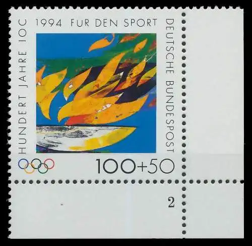 BRD 1994 Nr 1719 postfrisch FORMNUMMER 2 S5443BE