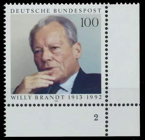 BRD 1993 Nr 1706 postfrisch FORMNUMMER 2 7E208A