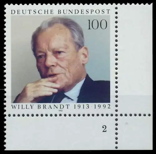 BRD 1993 Nr 1706 postfrisch FORMNUMMER 2 7E208E