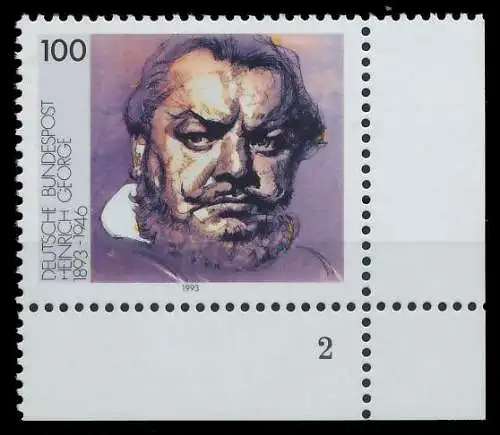 BRD 1993 Nr 1689 postfrisch FORMNUMMER 2 7E2092