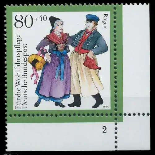 BRD 1993 Nr 1696 postfrisch FORMNUMMER 2 7E2096
