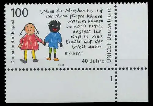 BRD 1993 Nr 1682 postfrisch FORMNUMMER 1 S544452