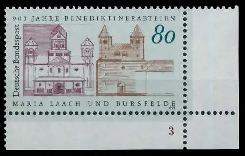 BRD 1993 Nr 1671 postfrisch FORMNUMMER 3 7E20E6