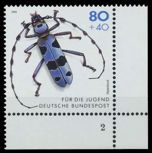 BRD 1993 Nr 1666 postfrisch FORMNUMMER 2 7E2112