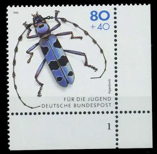 BRD 1993 Nr 1666 postfrisch FORMNUMMER 1 7E2116