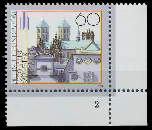 BRD 1993 Nr 1645 postfrisch FORMNUMMER 2 7E214A