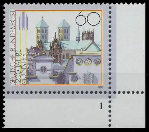 BRD 1993 Nr 1645 postfrisch FORMNUMMER 1 S5444EE