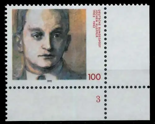 BRD 1992 Nr 1643 postfrisch FORMNUMMER 3 7E217A