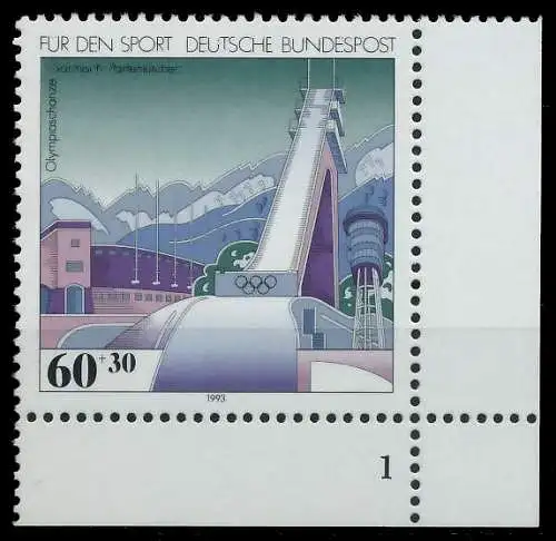 BRD 1993 Nr 1650 postfrisch FORMNUMMER 1 S54453E