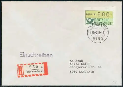 BRD ATM1-280 BRIEF MIF STARNBERGER SPRINGER 7E44E6