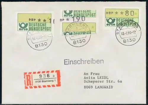 BRD ATM1-190 BRIEF MIF STARNBERGER SPRINGER 7E44EE