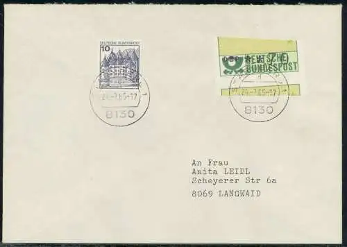 BRD ATM1-010 913 BRIEF MIF STARNBERGER REITE 7E457A