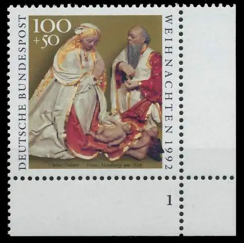BRD 1992 Nr 1640 postfrisch FORMNUMMER 1 S56001E