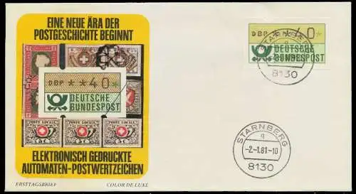 BRD BELEGE Nr ATM1-010-ATM1-280 BRIEF FDC 7E495E