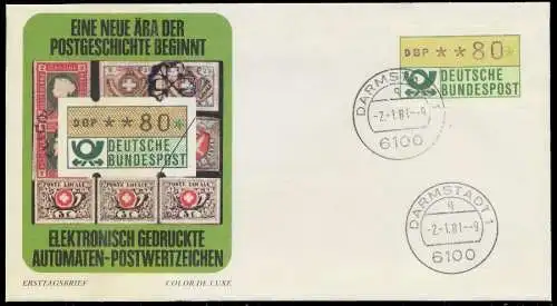 BRD BELEGE Nr ATM1-010-ATM1-280 BRIEF FDC 7E495E