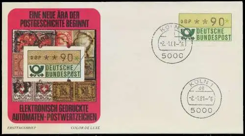 BRD BELEGE Nr ATM1-010-ATM1-280 BRIEF FDC 7E495E