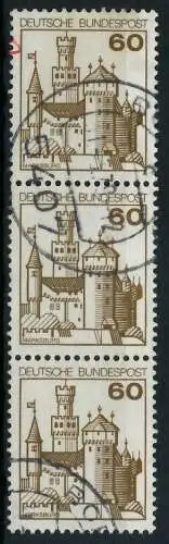 BRD DS BURGEN U. SCHLÖSSER Nr 917R gestempelt 3ER STR 7E6282