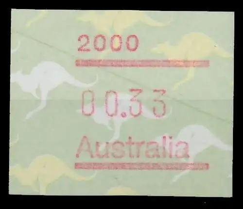 AUSTRALIEN ATM Nr ATM4-033 postfrisch 7E638A