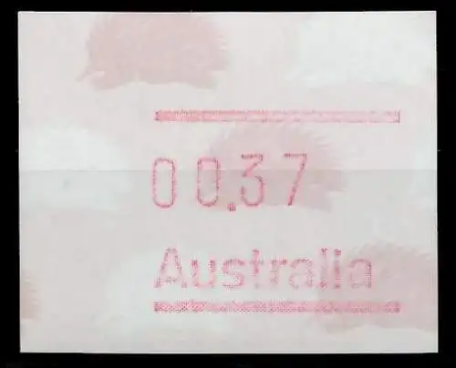 AUSTRALIEN ATM Nr ATM8-037 postfrisch S0171E2