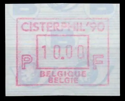 BELGIEN ATM Nr 24-10.00F postfrisch S01724A