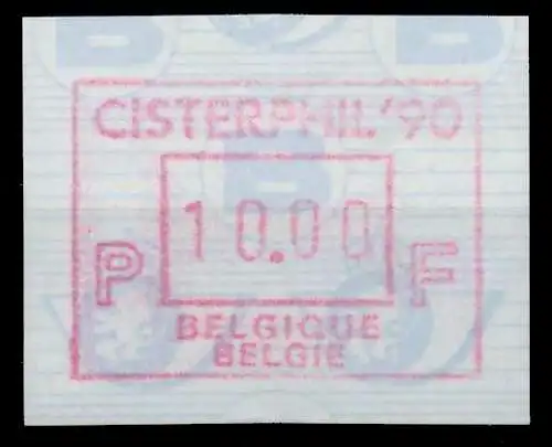 BELGIEN ATM Nr 24-10.00F postfrisch S01723A