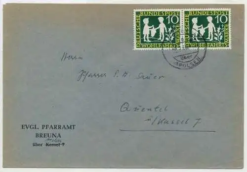 BRD 1959 Nr 323 BRIEF MEF 7E6682