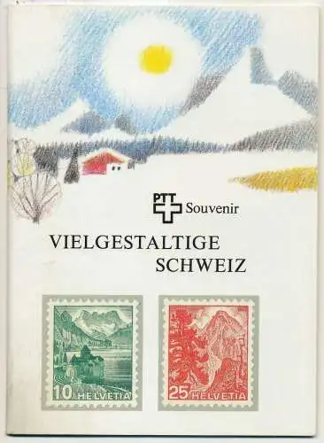 SCHWEIZ SOUVENIERHEFT Nr 4a 1981-82 postfrisch LO 7E82FE