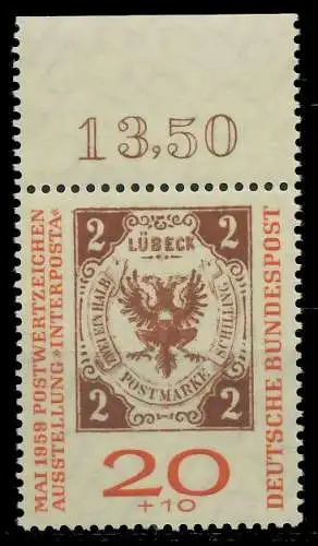 BRD 1959 Nr 311b postfrisch ORA 7E861A