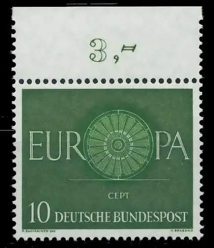 BRD BUND 1960 Nr 337 postfrisch ORA 7E872E